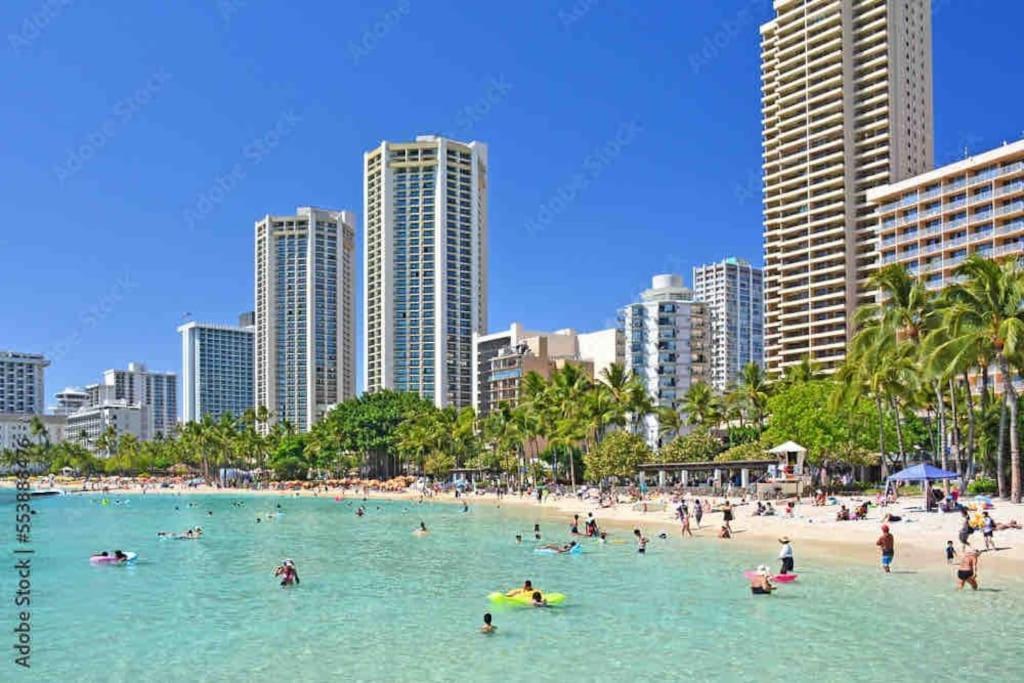 Seashore Waikiki Studio 1 Block From A Beach No Resort Fees Honolulu Ngoại thất bức ảnh